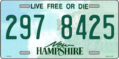 NH license plate 2978425