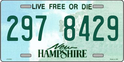 NH license plate 2978429