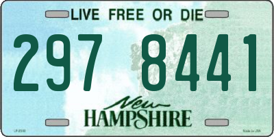 NH license plate 2978441
