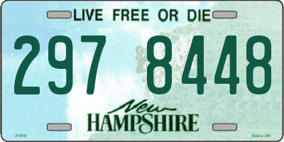 NH license plate 2978448