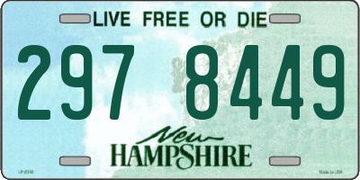 NH license plate 2978449