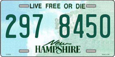 NH license plate 2978450