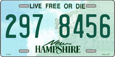 NH license plate 2978456