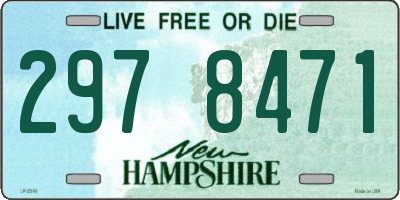NH license plate 2978471