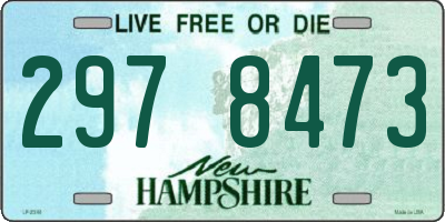 NH license plate 2978473