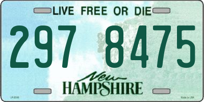 NH license plate 2978475