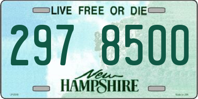 NH license plate 2978500
