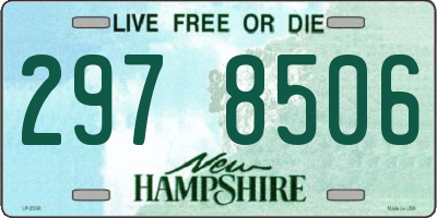 NH license plate 2978506