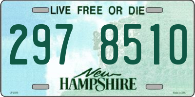 NH license plate 2978510