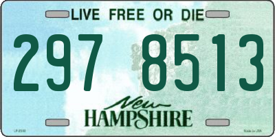 NH license plate 2978513