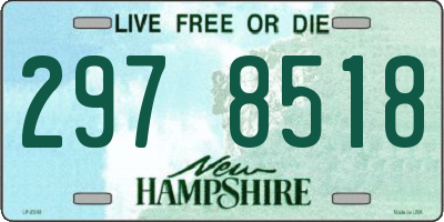 NH license plate 2978518