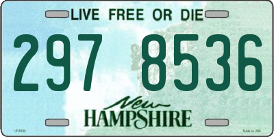 NH license plate 2978536