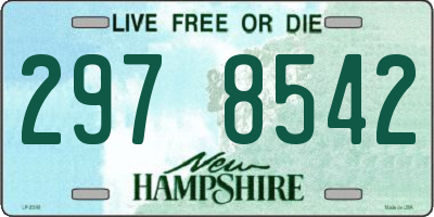NH license plate 2978542