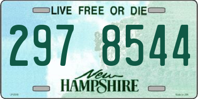 NH license plate 2978544
