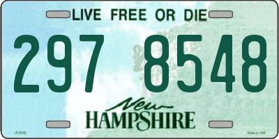 NH license plate 2978548