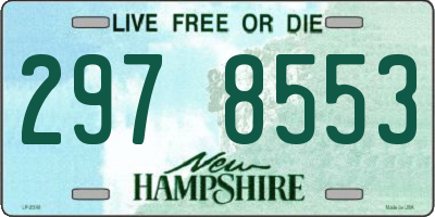 NH license plate 2978553