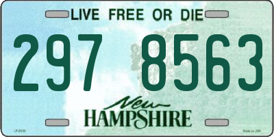 NH license plate 2978563