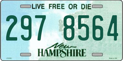 NH license plate 2978564
