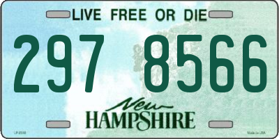 NH license plate 2978566