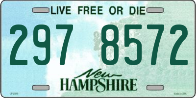 NH license plate 2978572