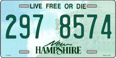 NH license plate 2978574