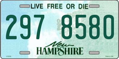 NH license plate 2978580