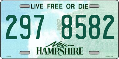 NH license plate 2978582