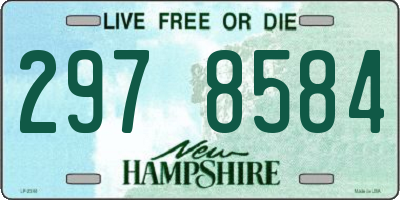 NH license plate 2978584