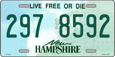 NH license plate 2978592