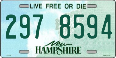 NH license plate 2978594