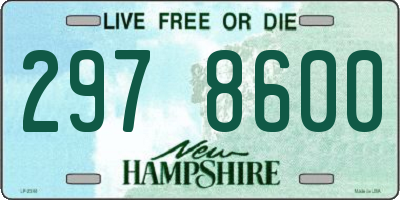 NH license plate 2978600