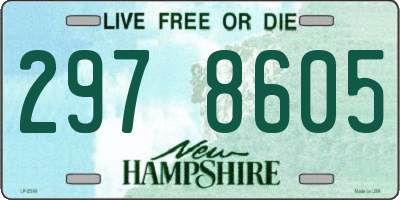 NH license plate 2978605