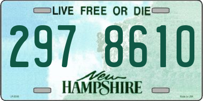 NH license plate 2978610