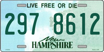 NH license plate 2978612