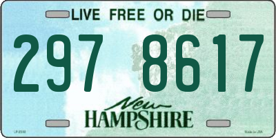 NH license plate 2978617