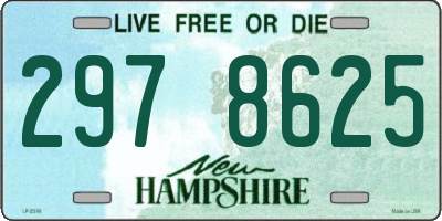 NH license plate 2978625