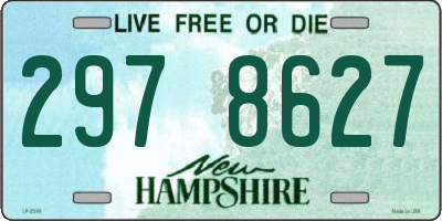 NH license plate 2978627