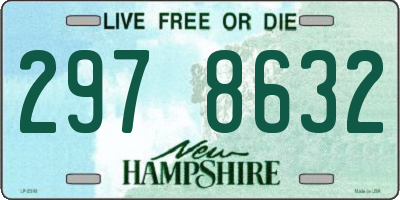 NH license plate 2978632