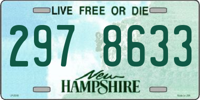 NH license plate 2978633