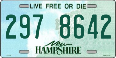 NH license plate 2978642