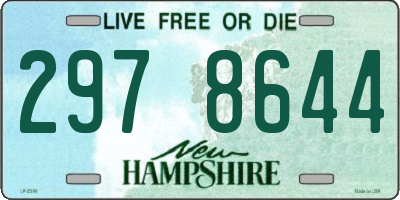 NH license plate 2978644