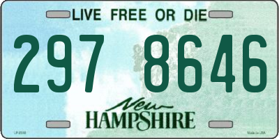 NH license plate 2978646