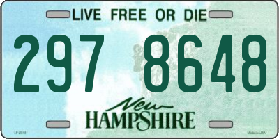 NH license plate 2978648