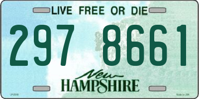 NH license plate 2978661
