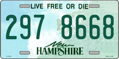 NH license plate 2978668