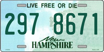 NH license plate 2978671