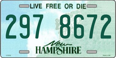 NH license plate 2978672