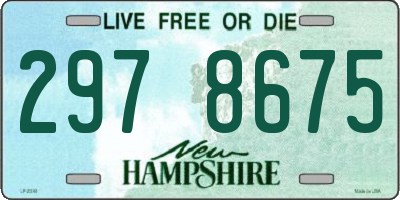 NH license plate 2978675