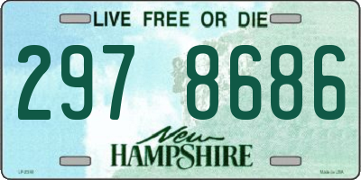 NH license plate 2978686