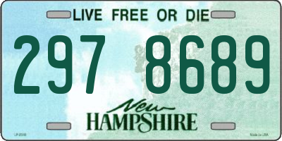NH license plate 2978689